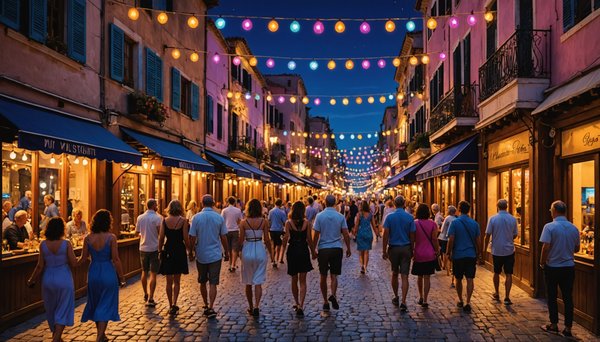 Quelles sont les vacances idéales pour profiter de la vie nocturne à Vias ?